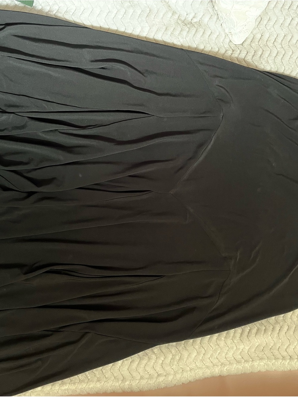 Black Women's Pleated Maxi Dress - Classic Elegant Style